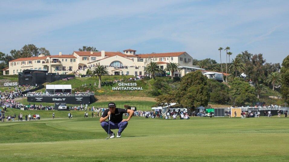 Golfer Justin Thomas at the Genesis Invitational